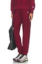 view 1 of 7 Reverse Weave Sweatpant in Pomegranate