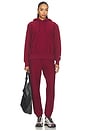 view 6 of 7 Reverse Weave Sweatpant in Pomegranate