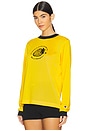 view 2 of 4 X Guizio Warm-up Long Sleeve Tee in Yellow Cab & Black