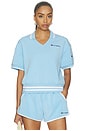 view 1 of 5 Tennis Court Polo in Placid Blue