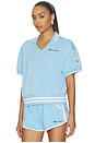 view 2 of 5 Tennis Court Polo in Placid Blue