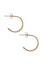 view 2 of 2 Stroll Hoop Earrings in Yellow Gold