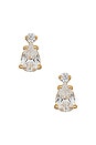 view 1 of 2 Platt Earrings in Gold