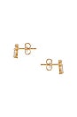 view 2 of 2 Platt Earrings in Gold