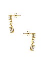 view 2 of 2 Andy Earrings in Yellow Gold