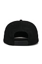 view 2 of 3 Alliance 5 Panel Cord Hat in Black