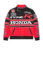 view 6 of 6 Tribute Jacket in Red & Black