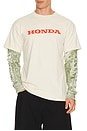 view 2 of 4 Jumper 2Fer Long Sleeve Tee in Natural