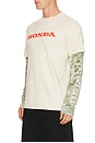 view 3 of 4 Jumper 2Fer Long Sleeve Tee in Natural