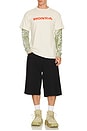 view 4 of 4 Jumper 2Fer Long Sleeve Tee in Natural