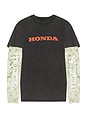 view 5 of 5 Jumper 2Fer Long Sleeve Tee in Vintage Black