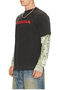 view 3 of 4 Jumper 2Fer Long Sleeve Tee in Vintage Black