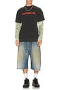 view 4 of 4 Jumper 2Fer Long Sleeve Tee in Vintage Black