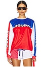 view 1 of 4 x Honda Race Jersey in Red, White, & Blue