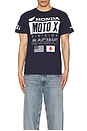 view 4 of 4 Motor X Tee in Navy