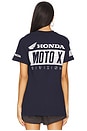 view 3 of 4 Motor X Tee in Navy