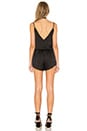 view 3 of 3 Satin Washed Romper in Black