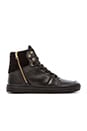 view 1 of 6 SNEAKERS HAUTES ADONIS in Black & Black
