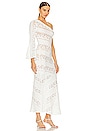 view 2 of 3 ROBE LONGUE LORA in Off White