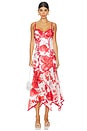 view 1 of 3 Leony Long Dress in Formula Red