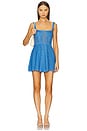 view 1 of 3 Mai Short Dress in Blue Tannis