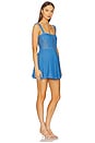 view 2 of 3 Mai Short Dress in Blue Tannis