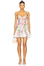 view 1 of 3 Marlene Short Dress in White Botanic