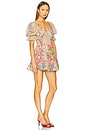 view 3 of 4 Giulia Short Dress in Olive Botanic