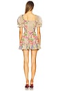 view 4 of 4 Giulia Short Dress in Olive Botanic