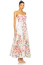 view 2 of 3 Danny Long Dress in White Botanic