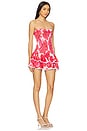view 2 of 3 Florie Short Dress in White Blossom