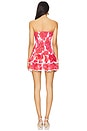 view 3 of 3 Florie Short Dress in White Blossom
