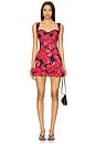 view 1 of 3 Sunil Short Dress in Black Blossom