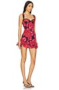 view 2 of 3 Sunil Short Dress in Black Blossom