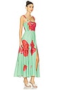 view 2 of 3 Crissy Long Dress in Green Blossom