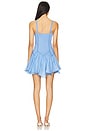 view 3 of 3 Lira Short Dress in Blue Washed
