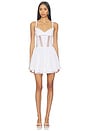 view 1 of 3 Gardenia Short Dress in White