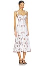 view 2 of 4 VESTIDO NAIA in White & Brown