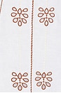 view 4 of 4 VESTIDO NAIA in White & Brown
