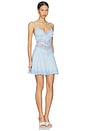 view 2 of 3 Aveline Short Dress in Blue Arctic
