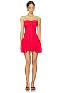 view 1 of 3 Julisse Short Dress in Red Ruby