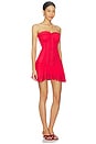 view 2 of 3 Julisse Short Dress in Red Ruby