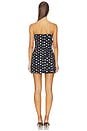view 3 of 3 VESTIDO CORTO ROCIO in Black Dots