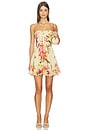 view 1 of 3 ROBE COURTE DAHLIA in Yellow Bliss