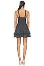 view 3 of 4 ROBE COURTE CARMEN in Black Dots