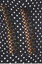 view 4 of 4 ROBE COURTE CARMEN in Black Dots