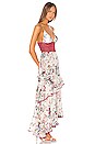 view 2 of 3 Noa Floral Long Dress in White Floral Print