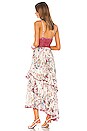 view 3 of 3 Noa Floral Long Dress in White Floral Print