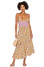 view 1 of 3 ROBE MI-LONGUE MARA in Floral Print