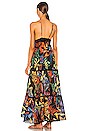 view 3 of 3 ROBE MAXI CAMILLE in Black Print